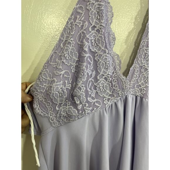 Vtg Y2K Fairy Ballet Ethereal Goddess Babydoll Halter Top M Romantic Doll Dainty - Picture 3 of 11